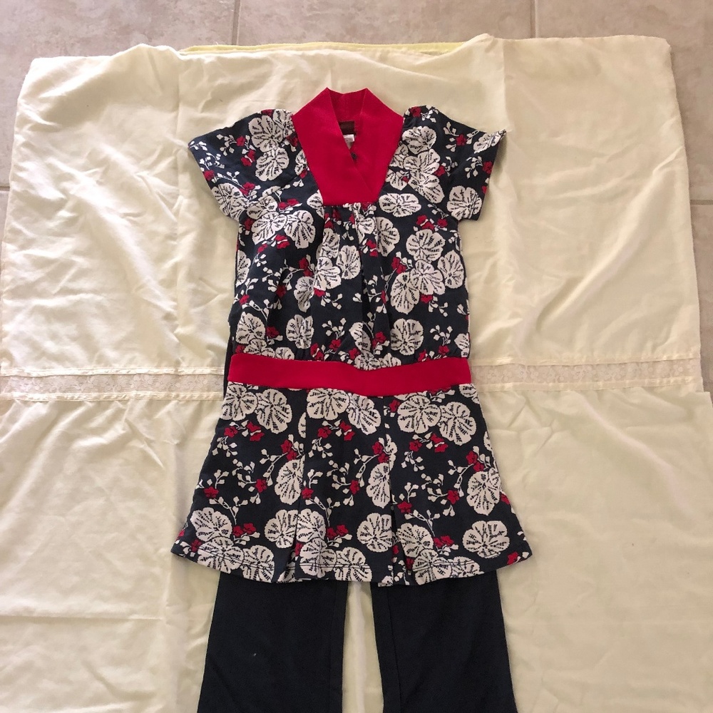 Tea collection dress and pants 5-6